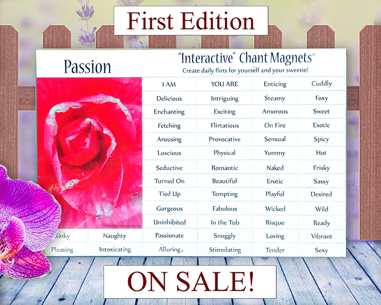 Magnetic word kit for building affirmations – Passion